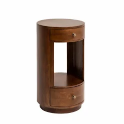 Made in Meubles Chevet<Table de chevet ronde en bois de manguier Oana