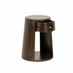 Made in Meubles Chevet<Table de chevet ronde en bois de manguier Isao