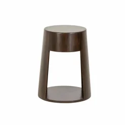 Made in Meubles Chevet<Table de chevet ronde en bois de manguier Isao