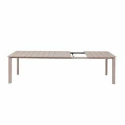 Made in Meubles Table De Jardin<Table de jardin en aluminium taupe Kaïa
