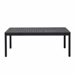 Made in Meubles Table De Jardin<Table de jardin en aluminium rectangulaire gris Kaïa