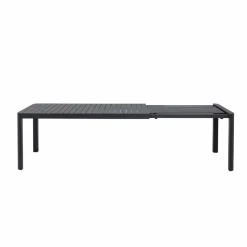 Made in Meubles Table De Jardin<Table de jardin grise en aluminium Kaïa