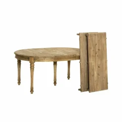 Made in Meubles Table À Manger<Table à manger avec allonges en bois recyclé Garance