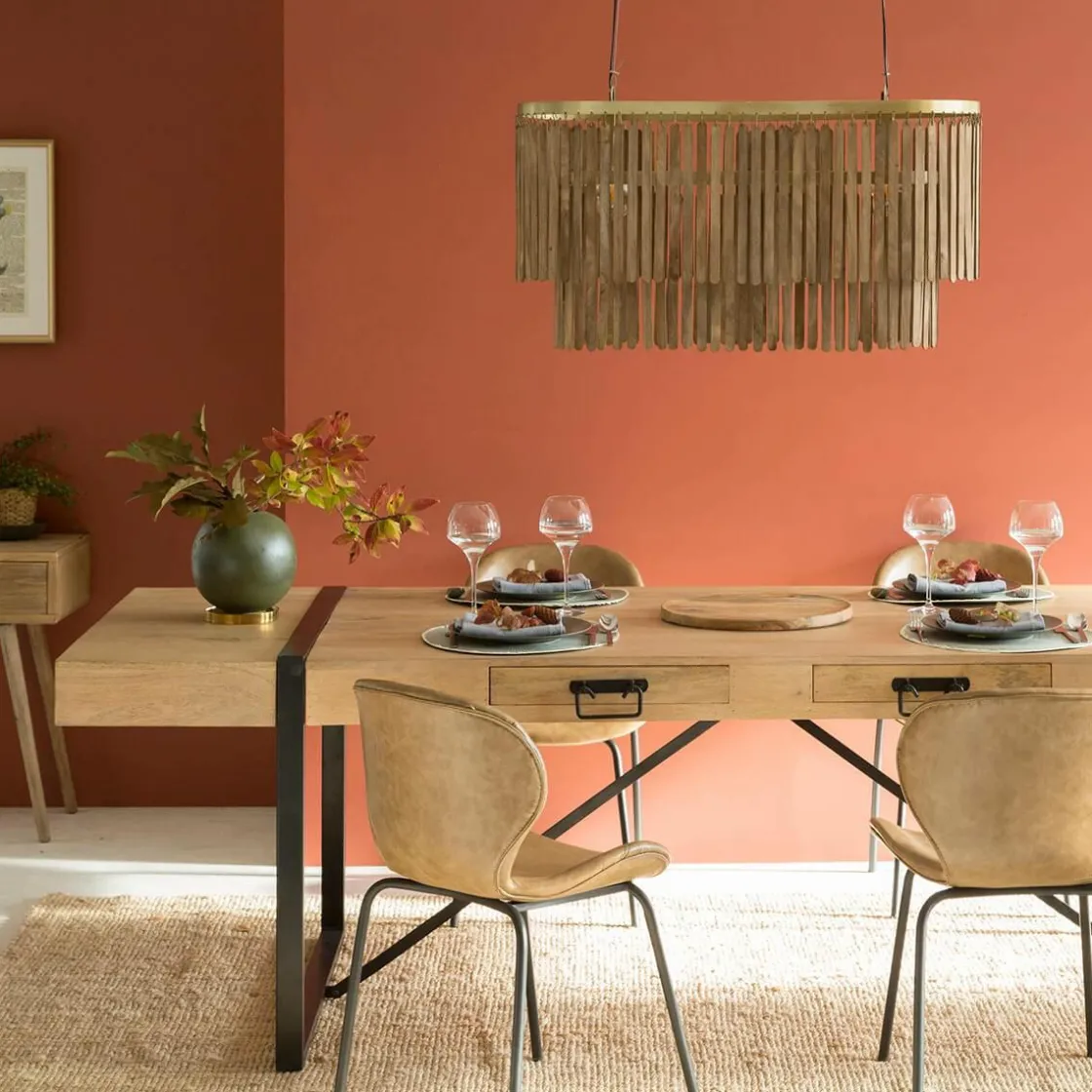 Made in Meubles Table À Manger<Table à manger avec allonges en bois de manguier New-York