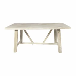 Made in Meubles Table À Manger<Table à manger avec allonges en bois de manguier blanchi Terra