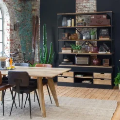 Made in Meubles Table À Manger<Table à manger avec allonges en bois de manguier Wood