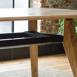 Made in Meubles Table À Manger<Table à manger avec allonges en bois de manguier Wood