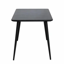 Made in Meubles Table À Manger<Table à manger avec plateau en granite noir Antonella