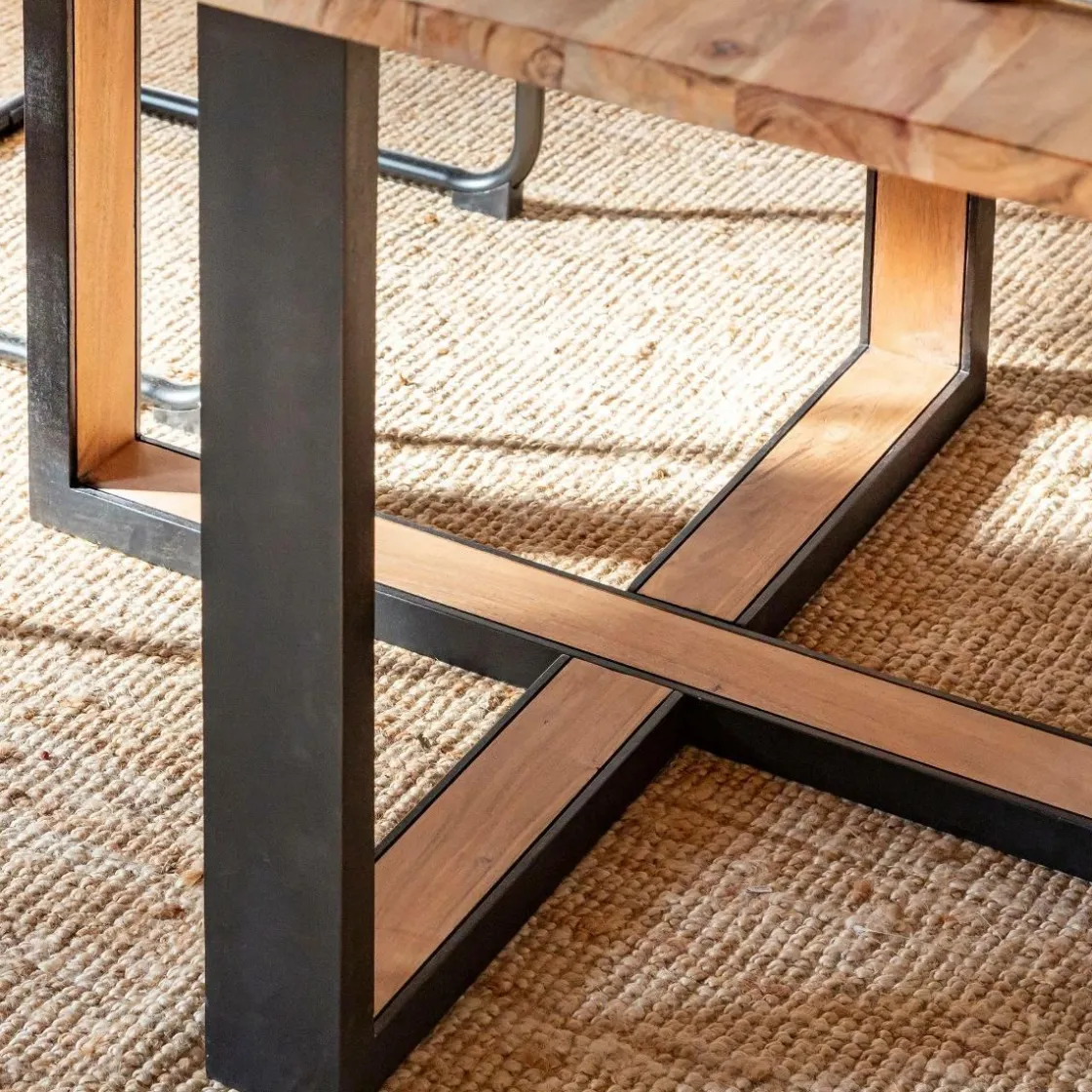 Made in Meubles Table À Manger<Table à manger en bois d'acacia Laurie