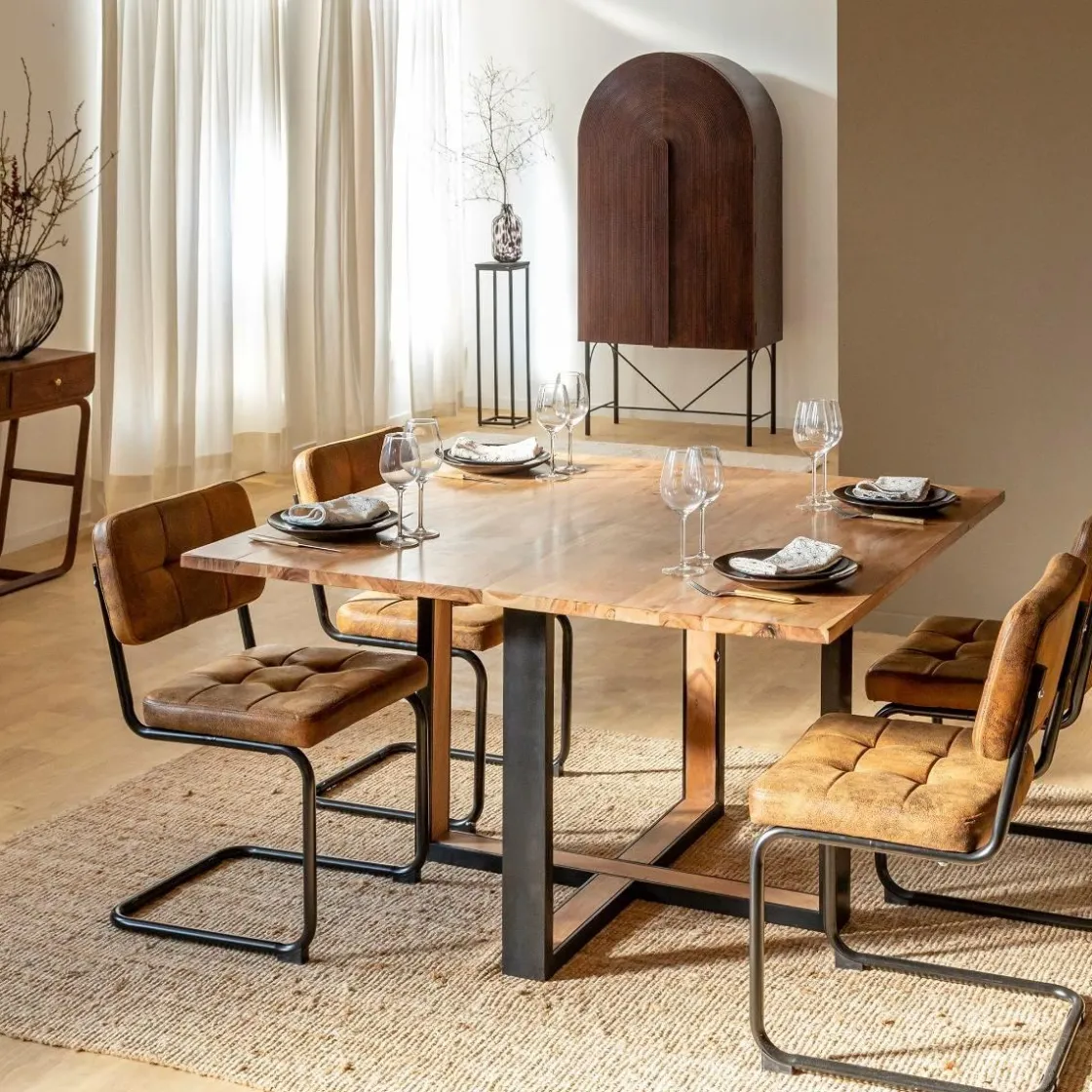 Made in Meubles Table À Manger<Table à manger en bois d'acacia Laurie