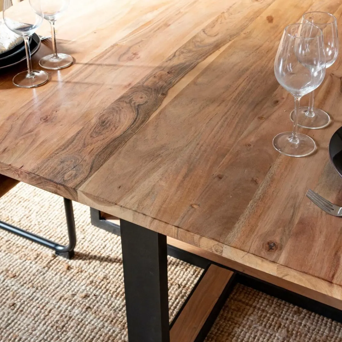Made in Meubles Table À Manger<Table à manger en bois d'acacia Laurie