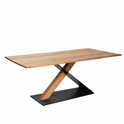 Made in Meubles Table À Manger<Table à manger en bois d'acacia et métal Coco