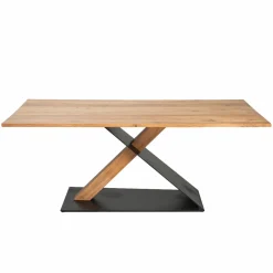 Made in Meubles Table À Manger<Table à manger en bois d'acacia et métal Coco