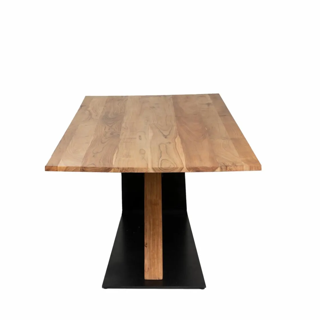 Made in Meubles Table À Manger<Table à manger en bois d'acacia et métal Coco