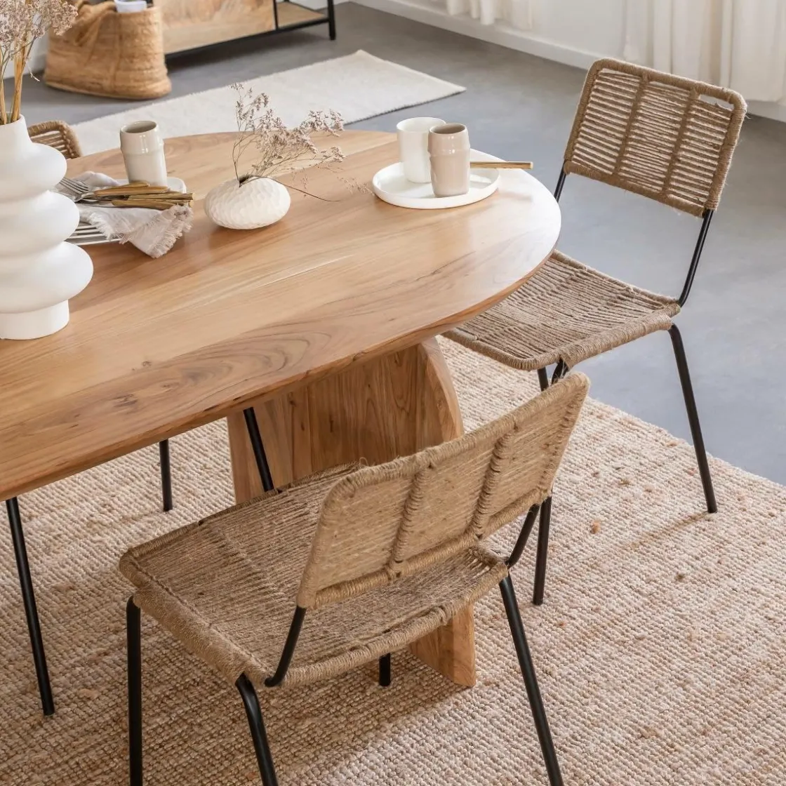 Made in Meubles Table À Manger<Table à manger en bois d'acacia Paulo