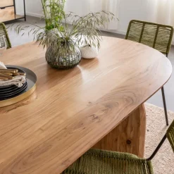 Made in Meubles Table À Manger<Table à manger en bois d'acacia Paulo