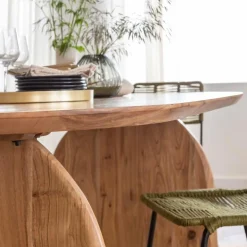 Made in Meubles Table À Manger<Table à manger en bois d'acacia Paulo