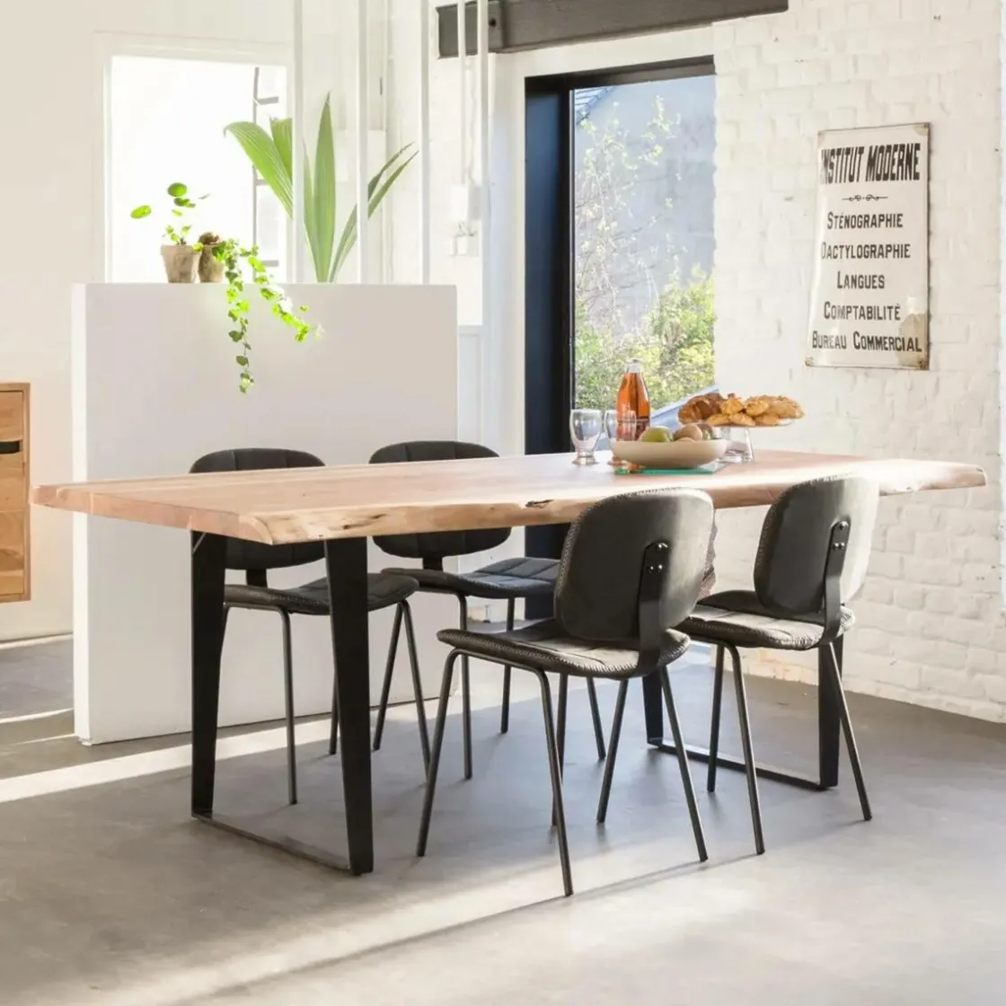 Made in Meubles Table À Manger<Table à manger en bois d'acacia 200 cm Tree