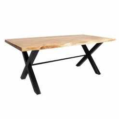 Made in Meubles Table À Manger<Table à manger en bois d'acacia et métal Tree