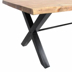 Made in Meubles Table À Manger<Table à manger en bois d'acacia et métal Tree