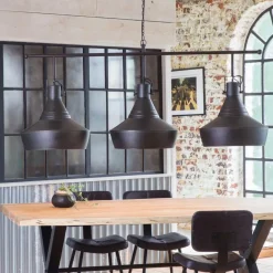 Made in Meubles Table À Manger<Table à manger en bois d'acacia et métal Tree