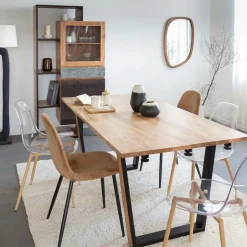 Made in Meubles Table À Manger<Table à manger en bois d'acacia Léandre