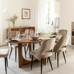 Made in Meubles Table À Manger<Table à manger en bois d'acacia Azure