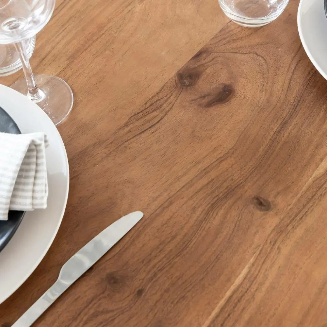 Made in Meubles Table À Manger<Table à manger en bois d'acacia Azure