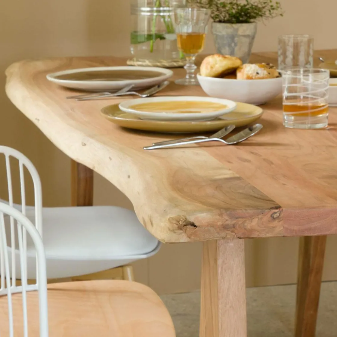 Made in Meubles Table À Manger<Table à manger en bois d'acacia 180 cm Tree