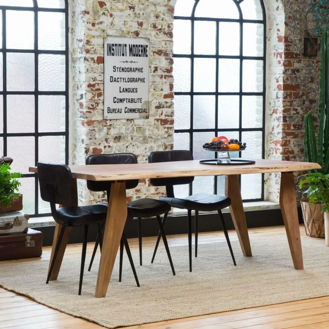 Made in Meubles Table À Manger<Table à manger en bois d'acacia 180 cm Tree