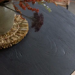 Made in Meubles Table À Manger<Table à manger en bois de manguier et métal Rosie