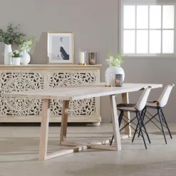 Made in Meubles Table À Manger<Table à manger en bois de manguier Rhodes