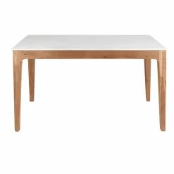 Made in Meubles Table À Manger<Table à manger en bois de manguier et marbre Arthuro