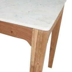 Made in Meubles Table À Manger<Table à manger en bois de manguier et marbre Arthuro