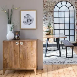 Made in Meubles Table À Manger<Table à manger en bois de manguier Suzon