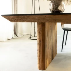 Made in Meubles Table À Manger<Table à manger en pin recyclé Constance