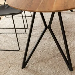 Made in Meubles Table À Manger<Table à manger ovale en bois d'acacia Ivan