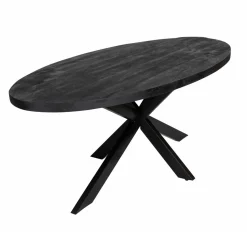 Made in Meubles Table À Manger<Table à manger ovale en bois de manguier Amor