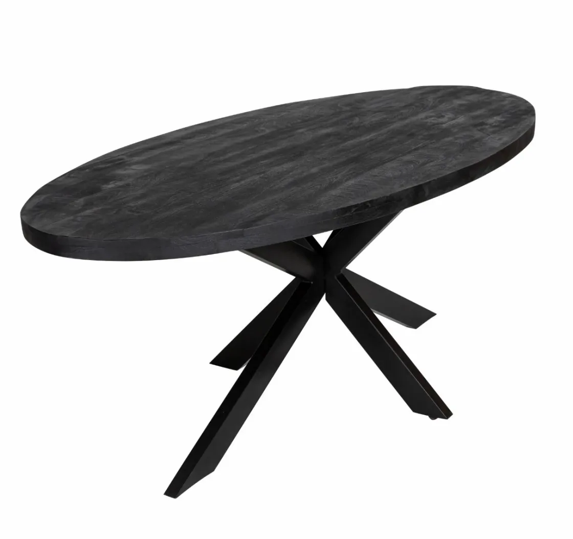 Made in Meubles Table À Manger<Table à manger ovale en bois de manguier Amor