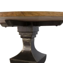 Made in Meubles Table À Manger<Table à manger ronde en bois de manguier Vitto