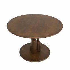 Made in Meubles Table À Manger<Table à manger ronde en bois de manguier Zola