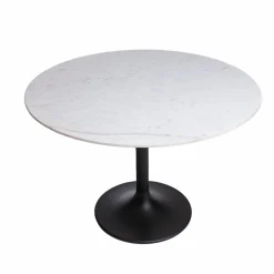 Made in Meubles Table À Manger<Table à manger ronde en marbre Servane