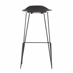 Made in Meubles Tabouret De Bar<Tabouret de bar en cuir noir Archi