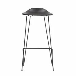 Made in Meubles Tabouret De Bar<Tabouret de bar en cuir noir Archi