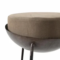 Made in Meubles Tabouret De Bar<Tabouret de bar en métal 1 place Grey