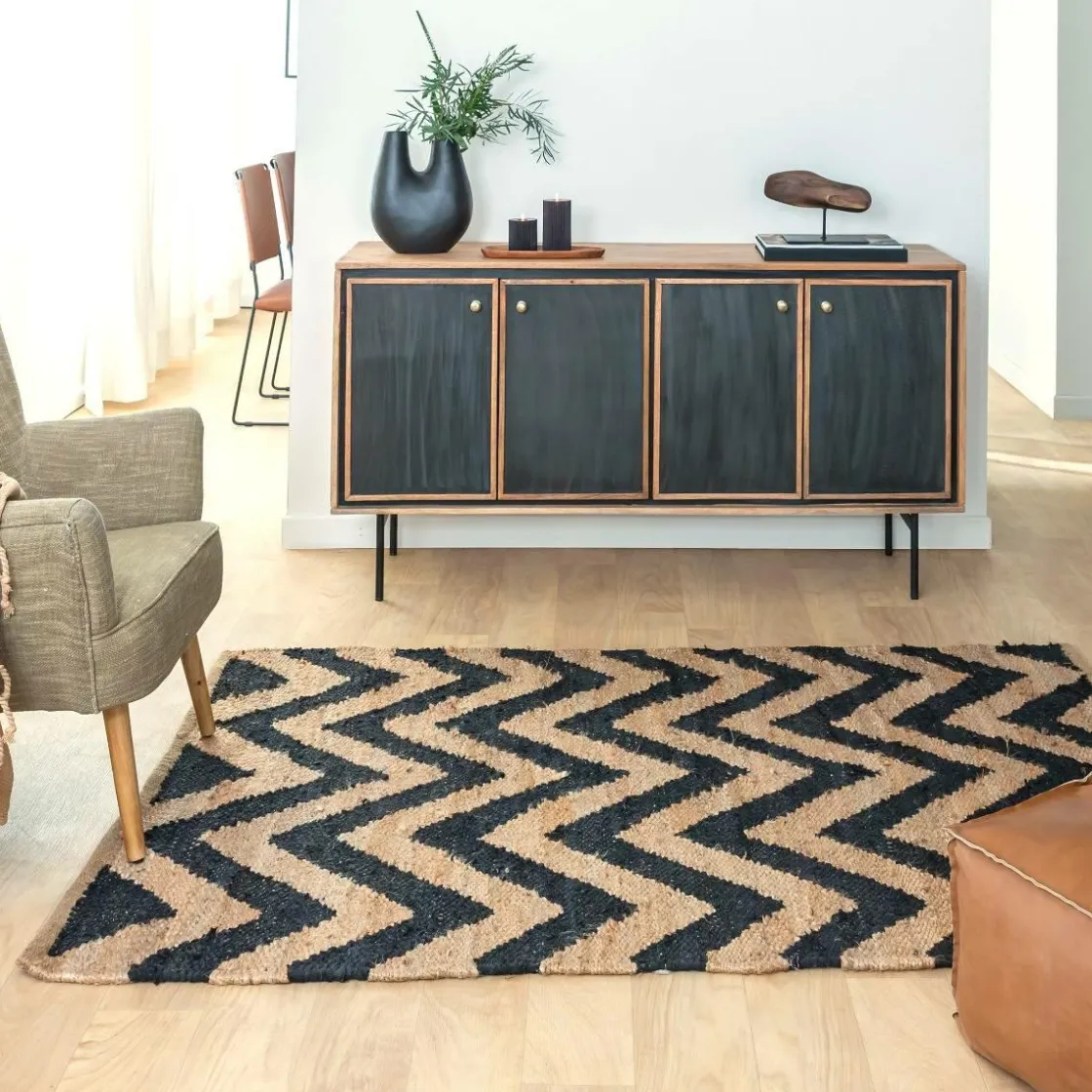 Made in Meubles Décoration<Tapis en jute et coton Mathilde