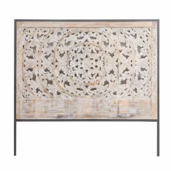 Made in Meubles Tête De Lit<Tête de lit en bois de manguier blanchi Lila