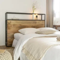 Made in Meubles Tête De Lit<Tête de lit en bois de manguier 160 cm Armelle