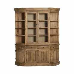 Made in Meubles Vaisselier<Vaisselier arrondi en bois recyclé Garance