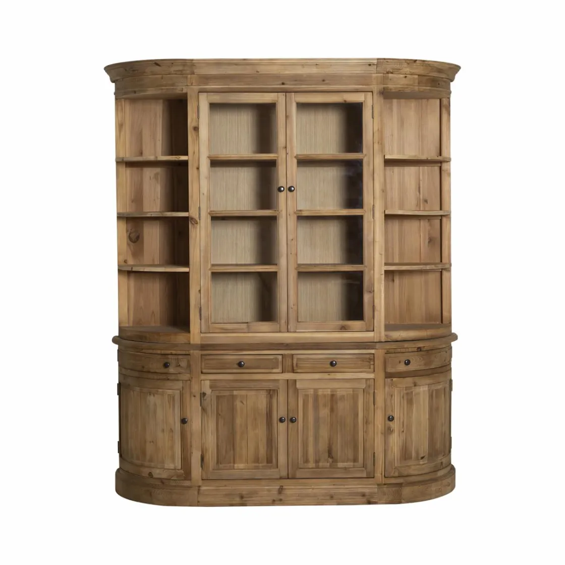 Made in Meubles Vaisselier<Vaisselier arrondi en bois recyclé Garance